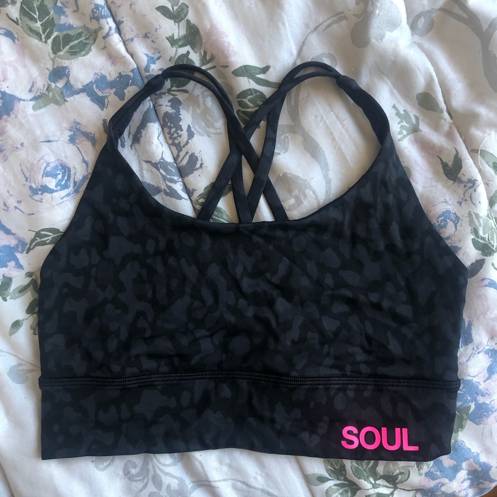Lululemon SoulCycle Camo Sports Bra